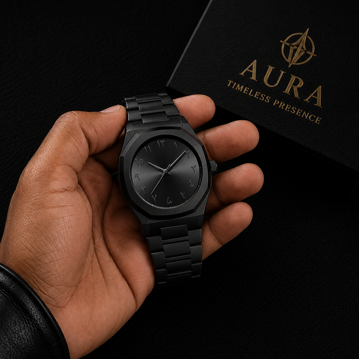 Black Aura Stainless Steel