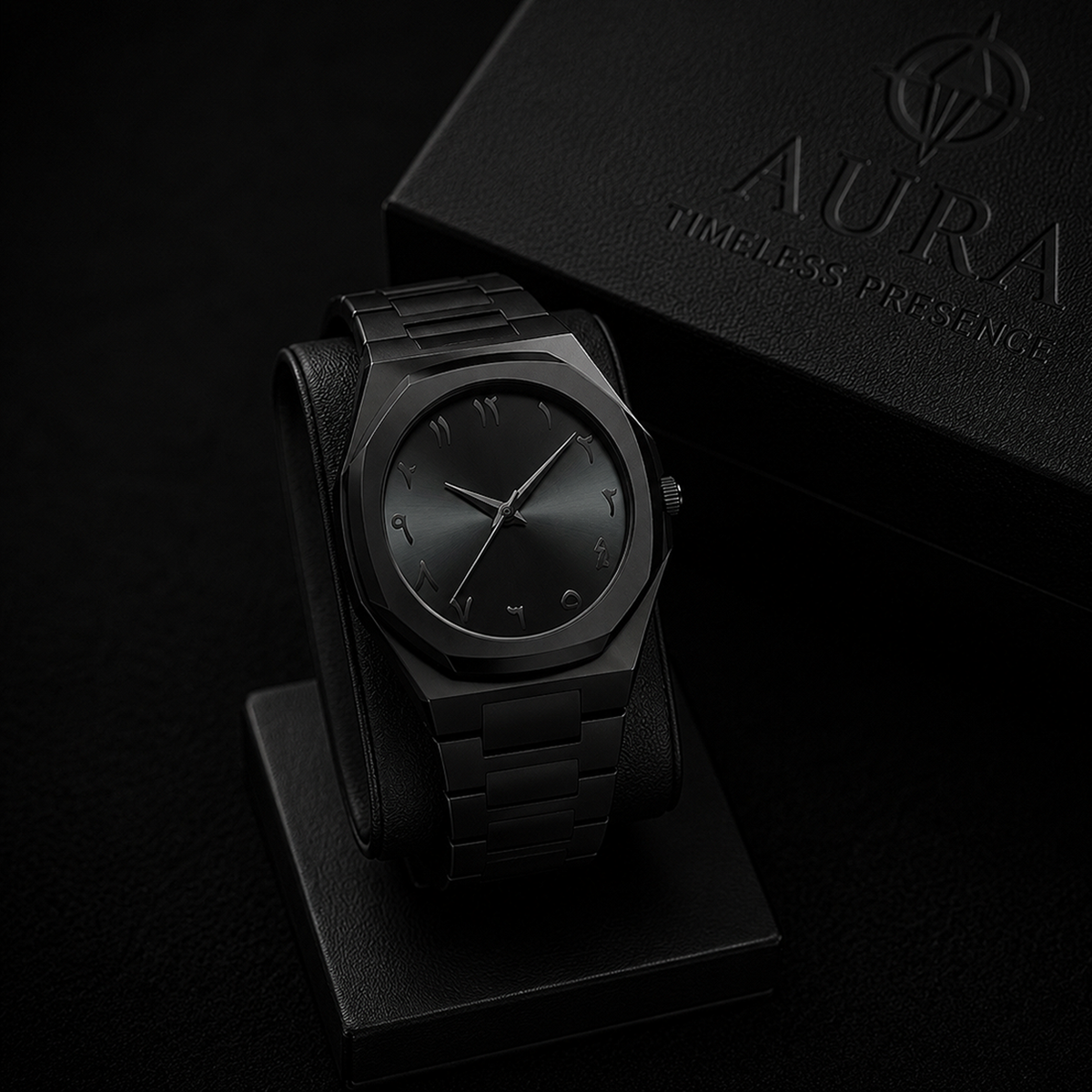 Black Aura Stainless Steel